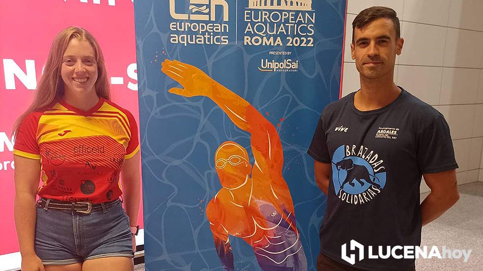  Elia María Cuenca y Cristian Gómez, preparados para el Europeo de Natación 