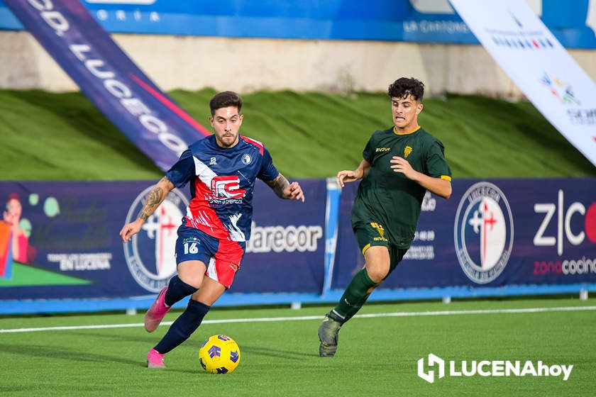 GALERÍA: Las imágenes del primer amistoso del CD Lucecor con victoria para el juvenil del Córdoba CF por 1-2