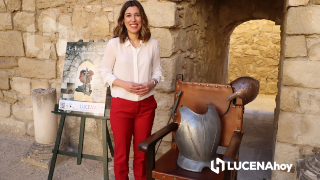 Teresa Alonso ha presentado esta mañana los actos incluidos en este ciclo en el Castillo de Lucena Teresa Alonso ha presentado esta mañana los actos incluidos en este ciclo en el Castillo de Lucena