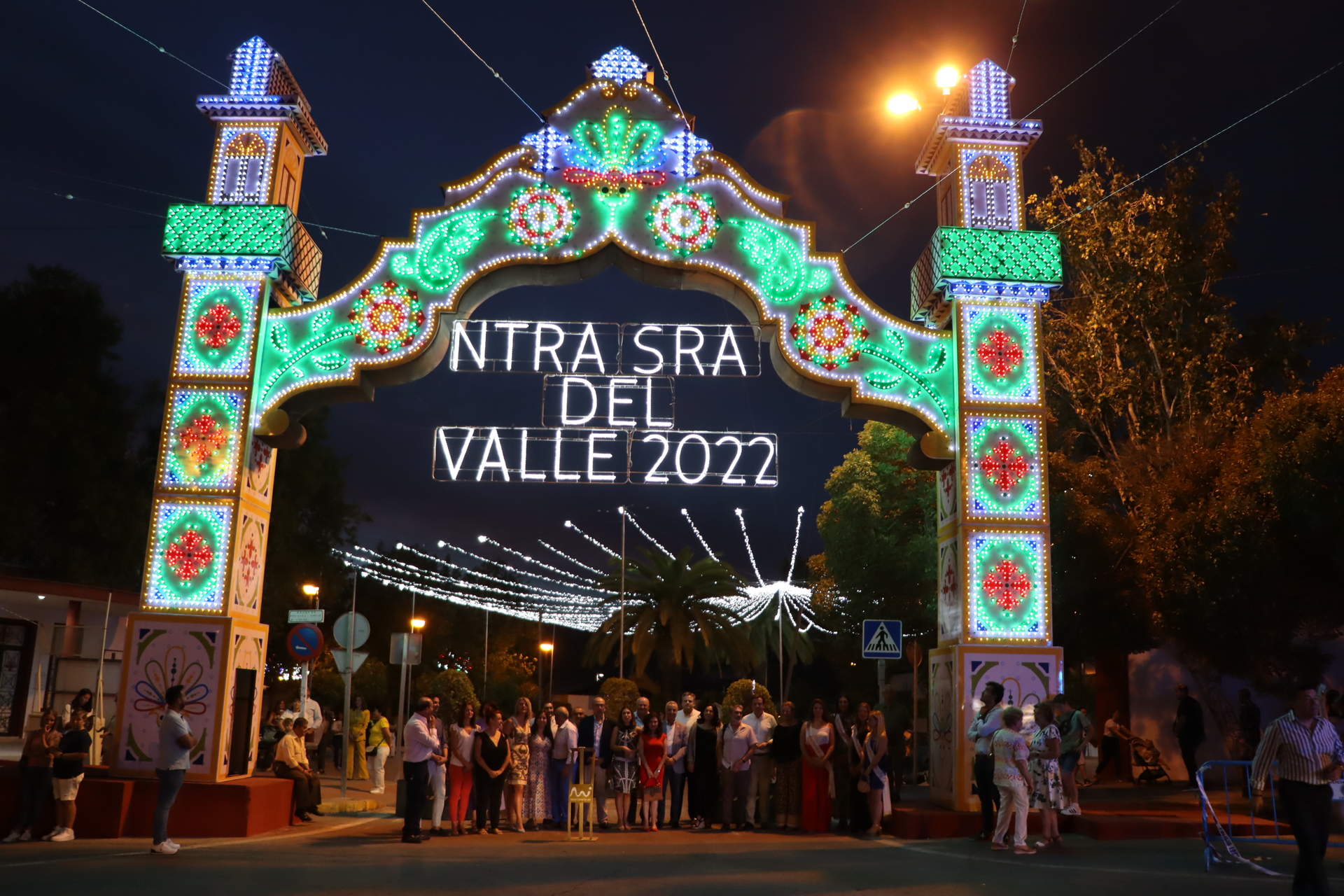  Encendido de la portada de la Feria Del Valle 2022 