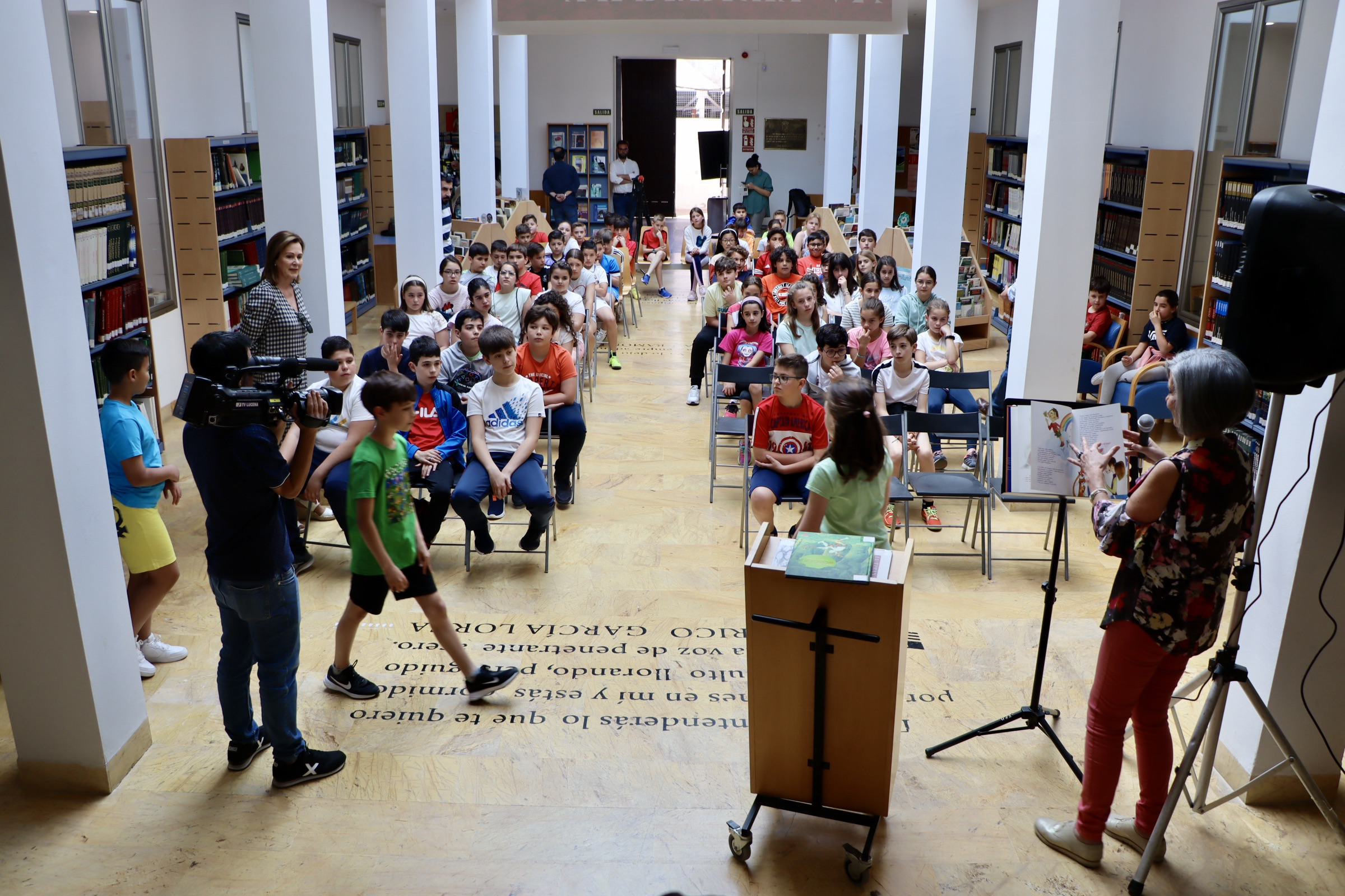 Maratón de lectura en la Biblioteca