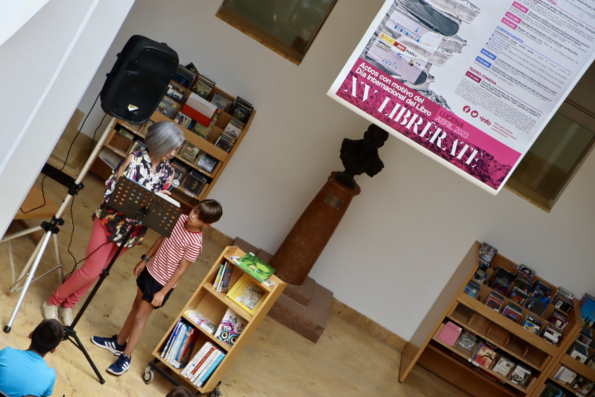 Maratón de lectura en la Biblioteca