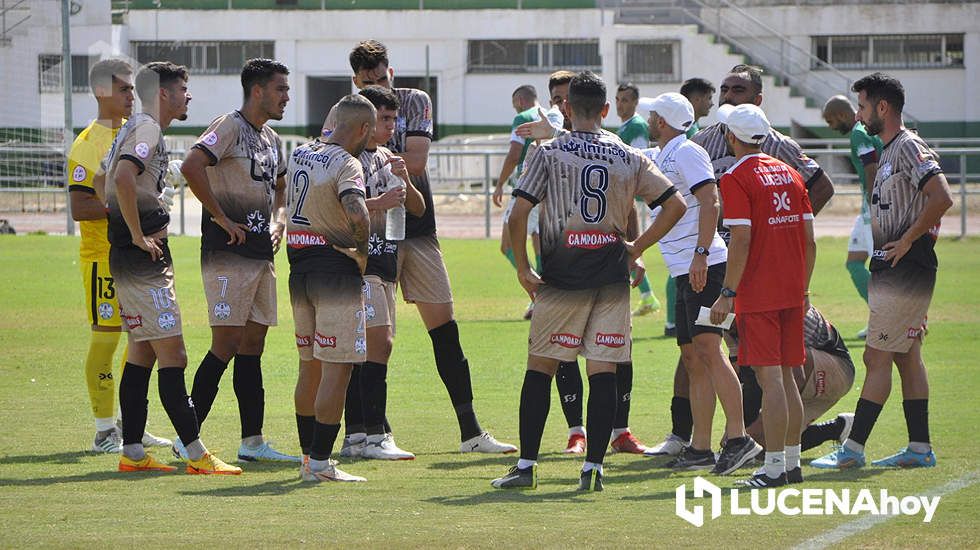  Plantilla del CD Ciudad de Lucena en su choque frente al CD Rota 