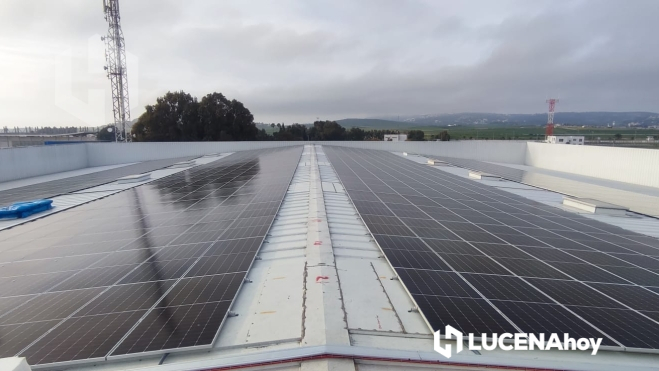 Una imagen de la planta instalada por Jumasol en Tánger Una imagen de la planta instalada por Jumasol en Tánger