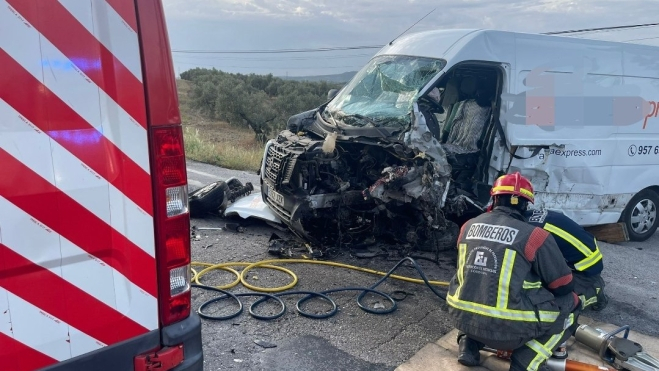 Accidente de tráfico en Cabra. Foto: 061 Córdoba