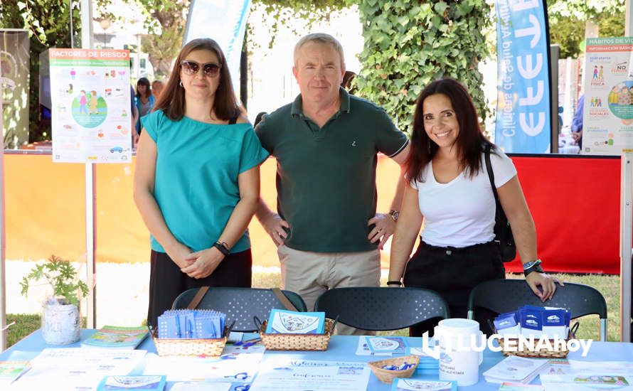 GALERÍA: Asociaciones y empresas sanitarias muestran sus productos y servicios en ExpoSalud Lucena, que ha abierto sus puertas este viernes