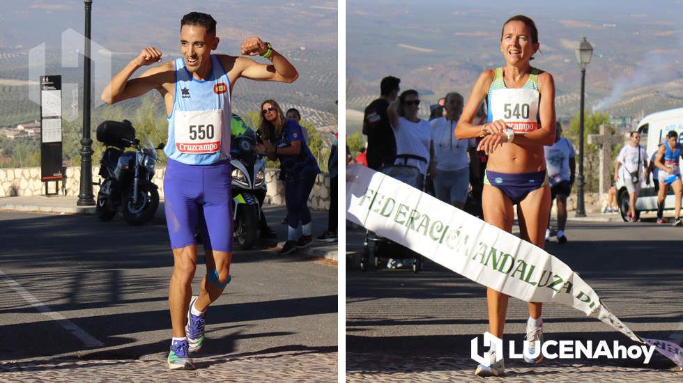  Mohamed Koula y Lourdes González llegando a meta 