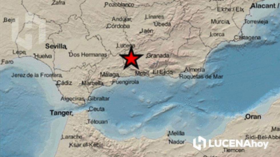  Mapa del Instituto Geográfico Nacional (IGN) sobre este seísmo 