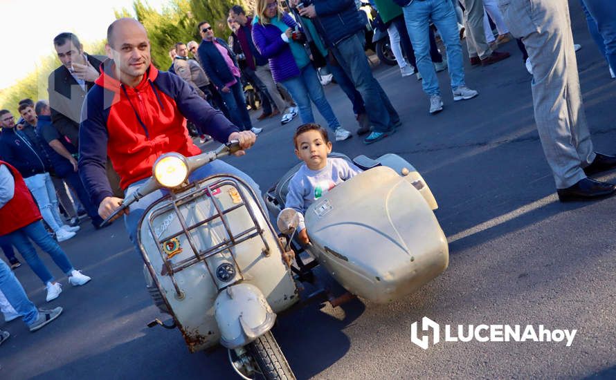 GALERÍA 1: Lucena vuelve a convertirse en el paraíso de los "vesperos" gracias a la XI Ruta Subbética en Vespa: Las fotos de la fiesta de bienvenida y la salida