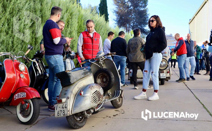 GALERÍA 1: Lucena vuelve a convertirse en el paraíso de los "vesperos" gracias a la XI Ruta Subbética en Vespa: Las fotos de la fiesta de bienvenida y la salida