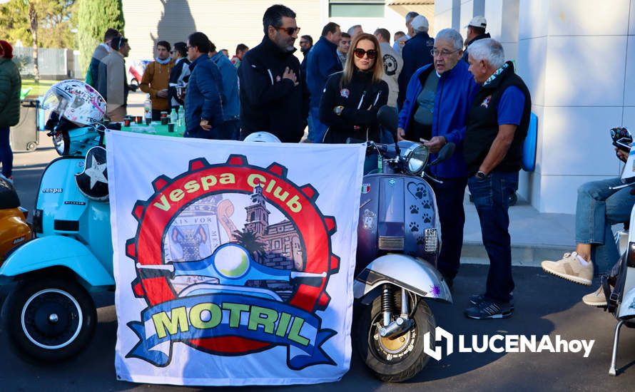 GALERÍA 1: Lucena vuelve a convertirse en el paraíso de los "vesperos" gracias a la XI Ruta Subbética en Vespa: Las fotos de la fiesta de bienvenida y la salida