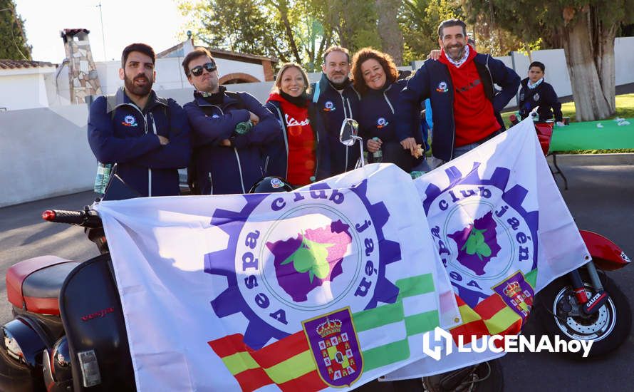 GALERÍA 1: Lucena vuelve a convertirse en el paraíso de los "vesperos" gracias a la XI Ruta Subbética en Vespa: Las fotos de la fiesta de bienvenida y la salida