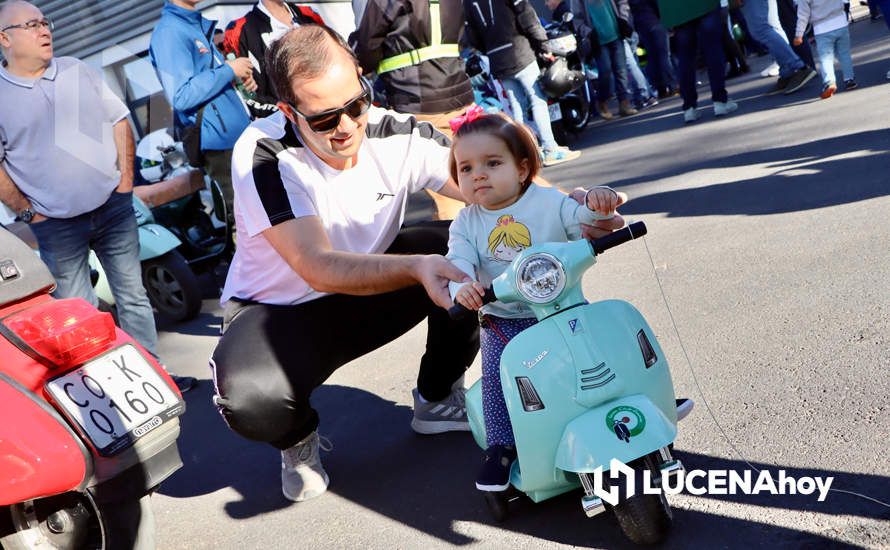 GALERÍA 1: Lucena vuelve a convertirse en el paraíso de los "vesperos" gracias a la XI Ruta Subbética en Vespa: Las fotos de la fiesta de bienvenida y la salida