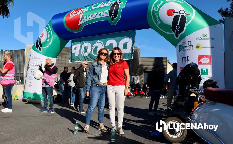 GALERÍA 1: Lucena vuelve a convertirse en el paraíso de los "vesperos" gracias a la XI Ruta Subbética en Vespa: Las fotos de la fiesta de bienvenida y la salida