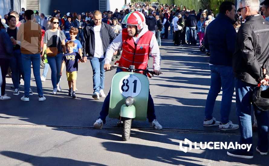 GALERÍA 1: Lucena vuelve a convertirse en el paraíso de los "vesperos" gracias a la XI Ruta Subbética en Vespa: Las fotos de la fiesta de bienvenida y la salida