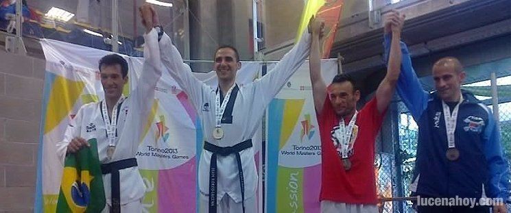  Blas López, del Club Koryo Lucena, campeón del mundo de Taekwondo en Italia 
