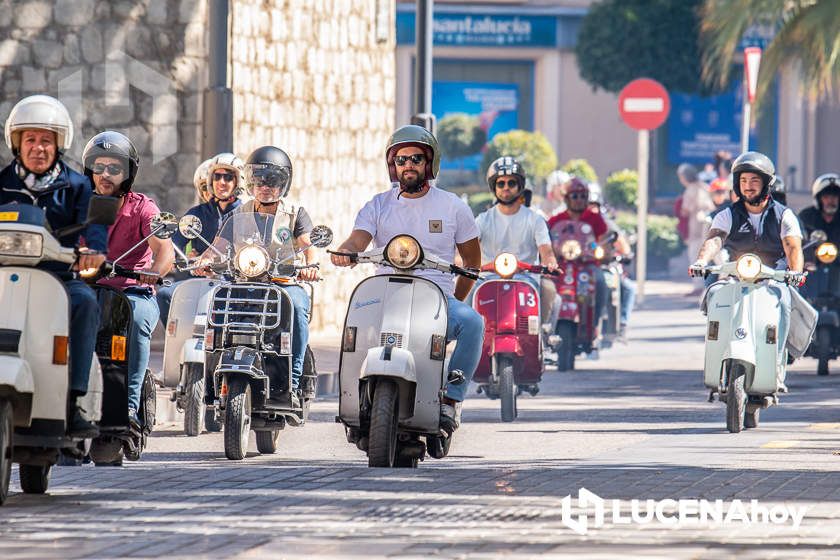 GALERÍA 2: XI Ruta Subbética en Vespa: Las fotos del paso por Cabra y la llegada a Lucena