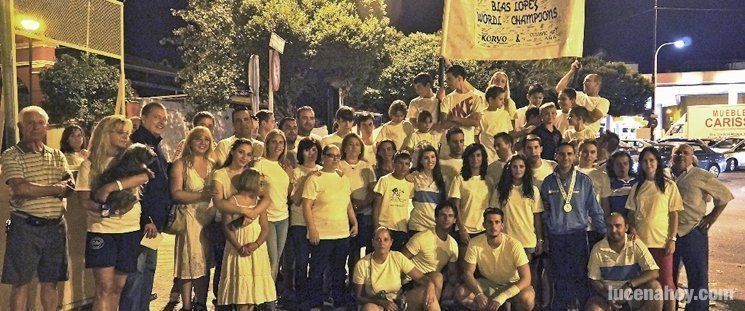  Emotivo recibimiento al flamante campeón del mundo de taekwondo, Blas López 