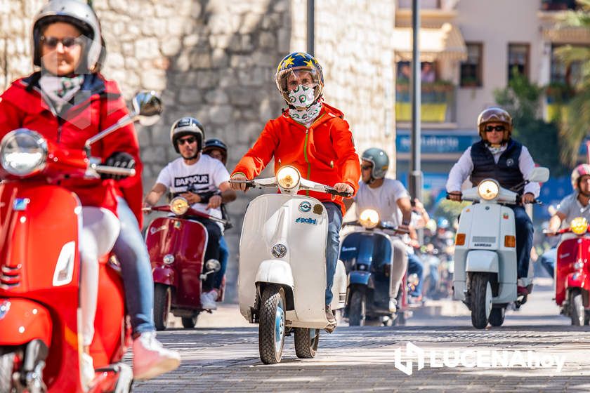 GALERÍA 2: XI Ruta Subbética en Vespa: Las fotos del paso por Cabra y la llegada a Lucena