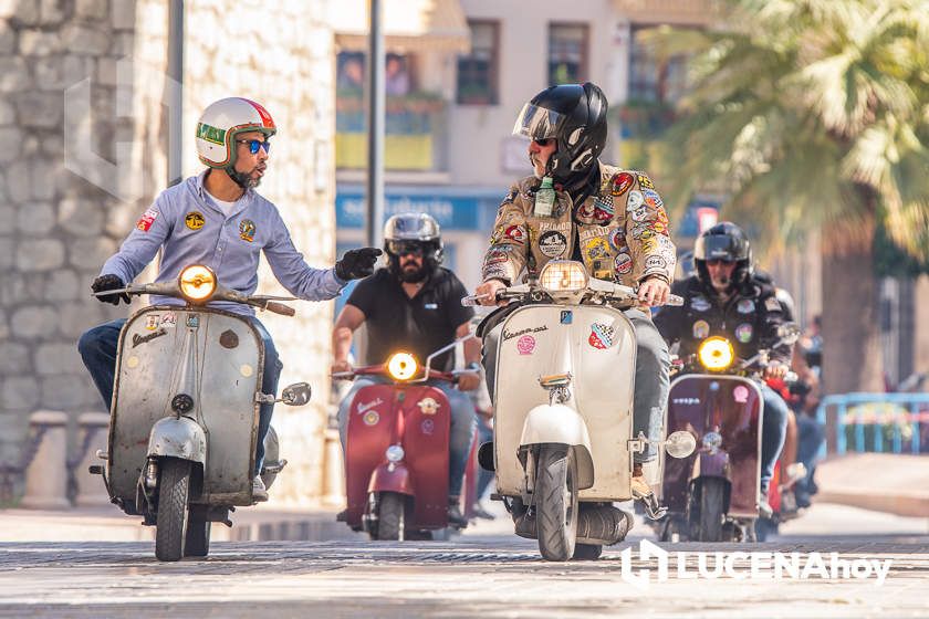 GALERÍA 2: XI Ruta Subbética en Vespa: Las fotos del paso por Cabra y la llegada a Lucena