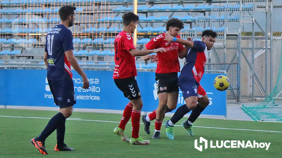  Un imagen del partido celebrado esta tarde en el Estadio Ciudad de Lucena entre Lucecor y Puente Genil B 