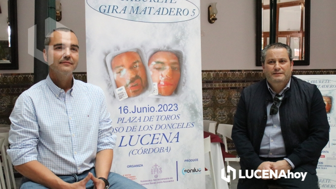 Presentación del concierto en el Círculo Lucentino