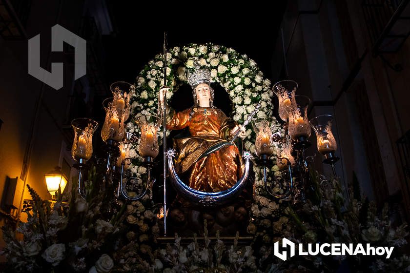 GALERÍA: Devoción y tradición: la procesión de la Virgen de la Aurora por las calles de su barrio
