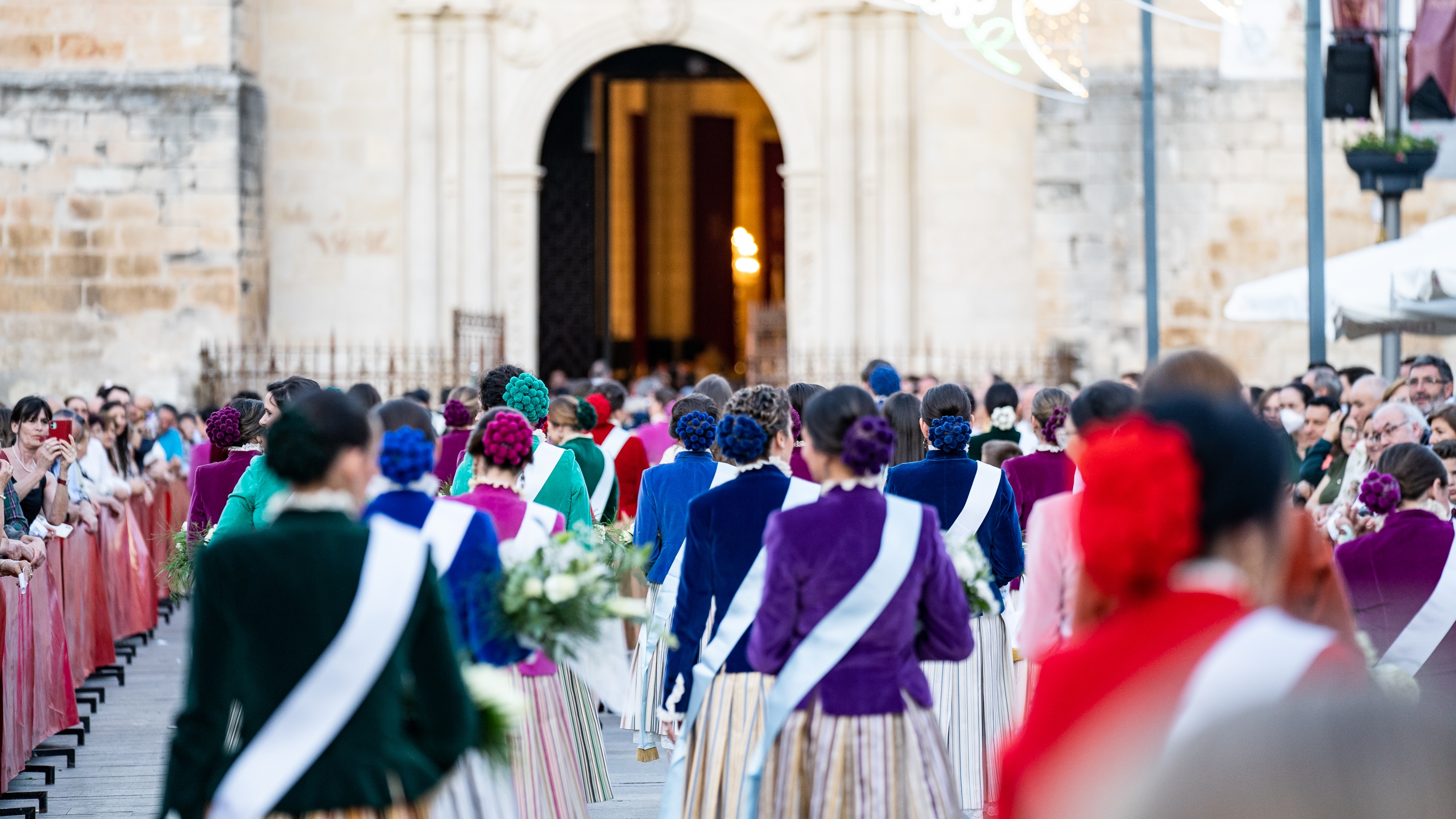 Una imagen de la ofrenda de flores del pasado año