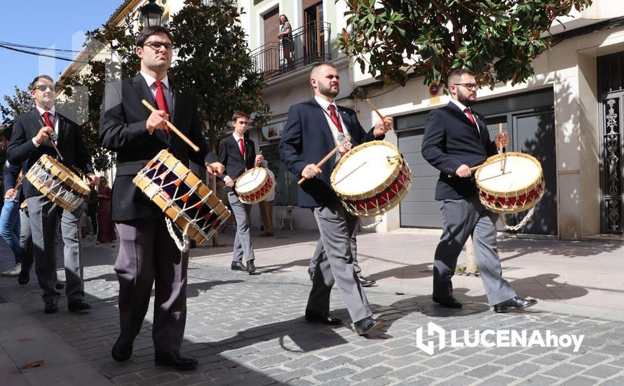 Una imagen de la actividad "Encuentros del Tambor en Lucena", organizada este año por la Hermandad de Tambores