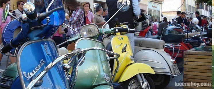  El Vespa Club Lucena promociona con vídeos su ruta, en la que esperan a 300 "vesperos" 