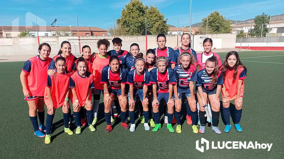  Jugadoras del CD Lucecor Femenino, que debutará este fin de semana en Primera Andaluza 