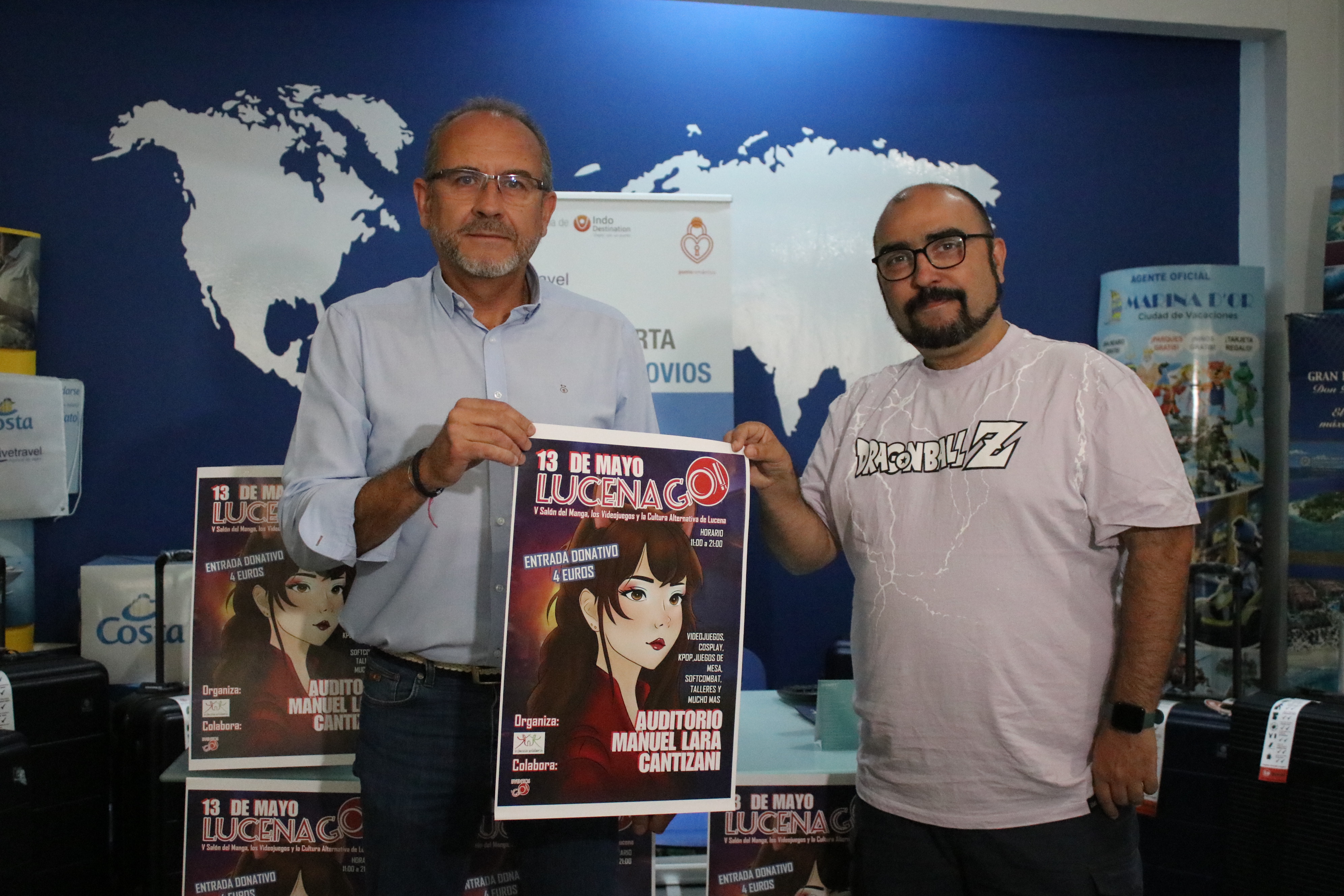 Pablo Onieva y Tony Camacho presentan el V Salón del Manga de Lucena