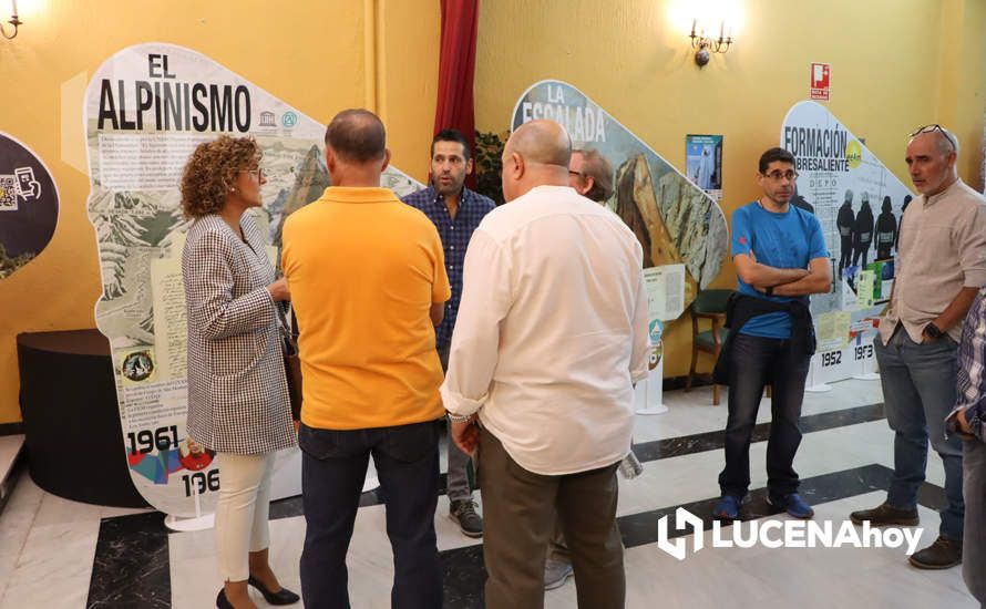 GALERÍA: Comienzan las V Jornadas Montaña y Cultura "Ciudad de Lucena"con la inauguración de la exposición «Un siglo de montañismo federado 1922-2022»