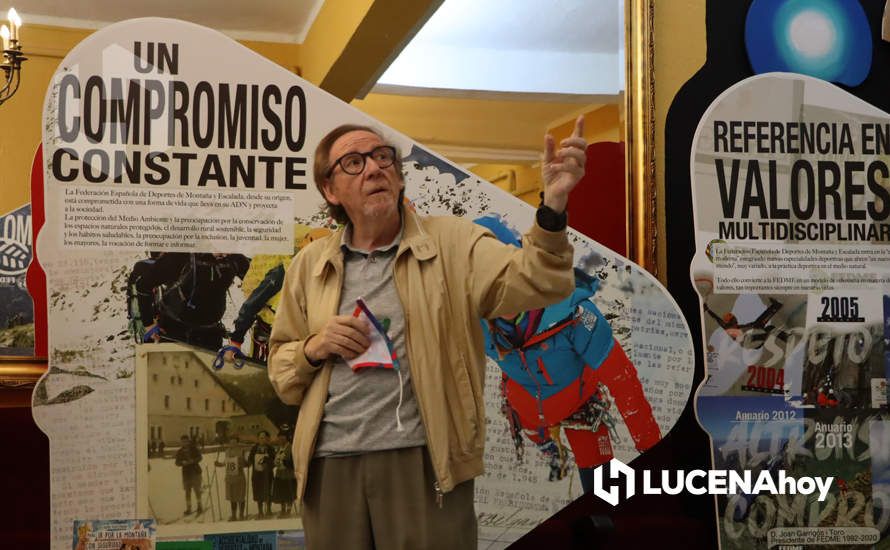 GALERÍA: Comienzan las V Jornadas Montaña y Cultura "Ciudad de Lucena"con la inauguración de la exposición «Un siglo de montañismo federado 1922-2022»