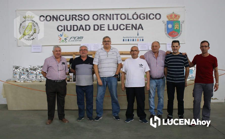 GALERÍA: El XXXVII Concurso Ornitológico 'Ciudad de Lucena' reúne a unos 600 ejemplares de múltiples variedades de canarios