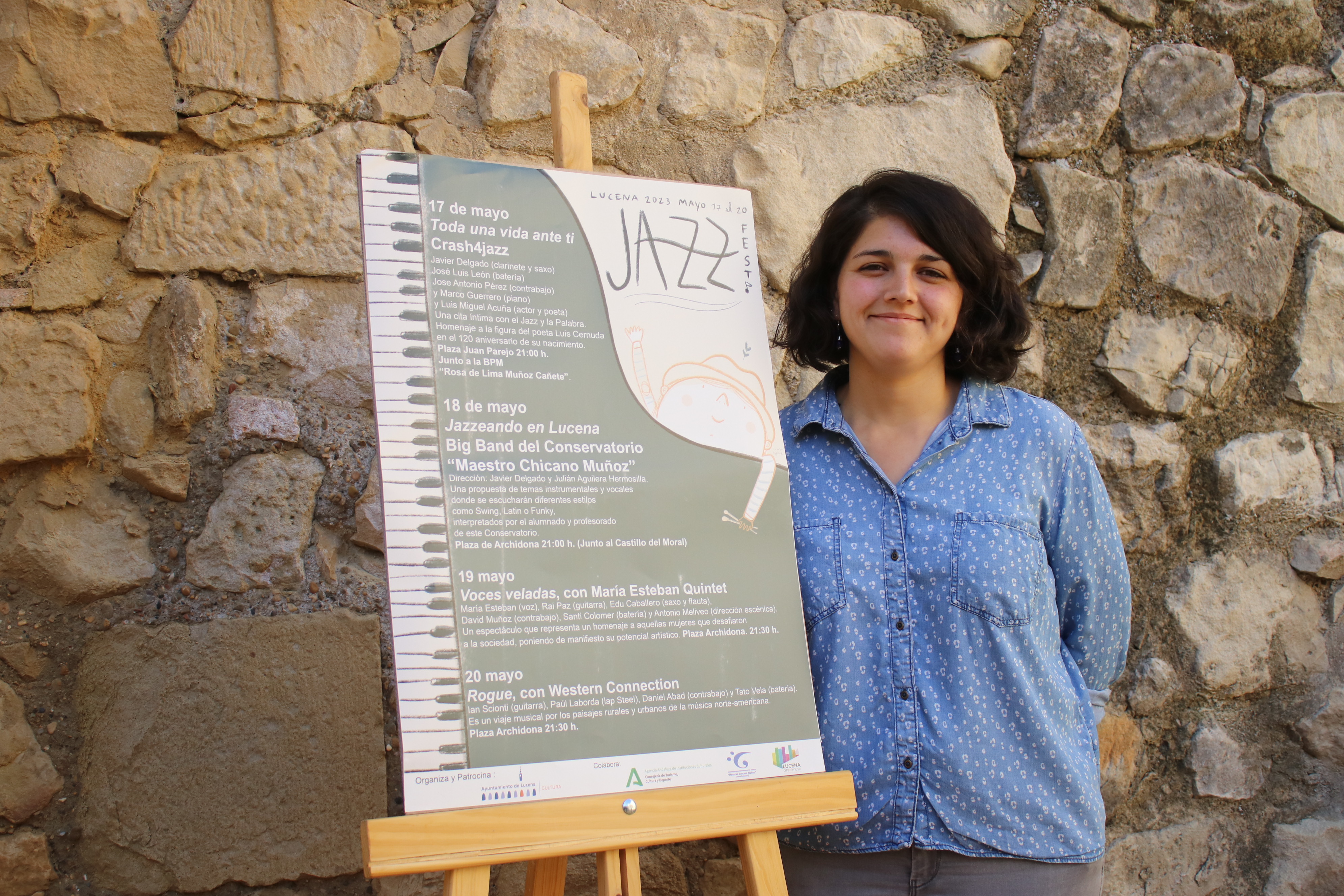 Mamen Beato presenta el cartel del Festival de Jazz de Lucena 2023