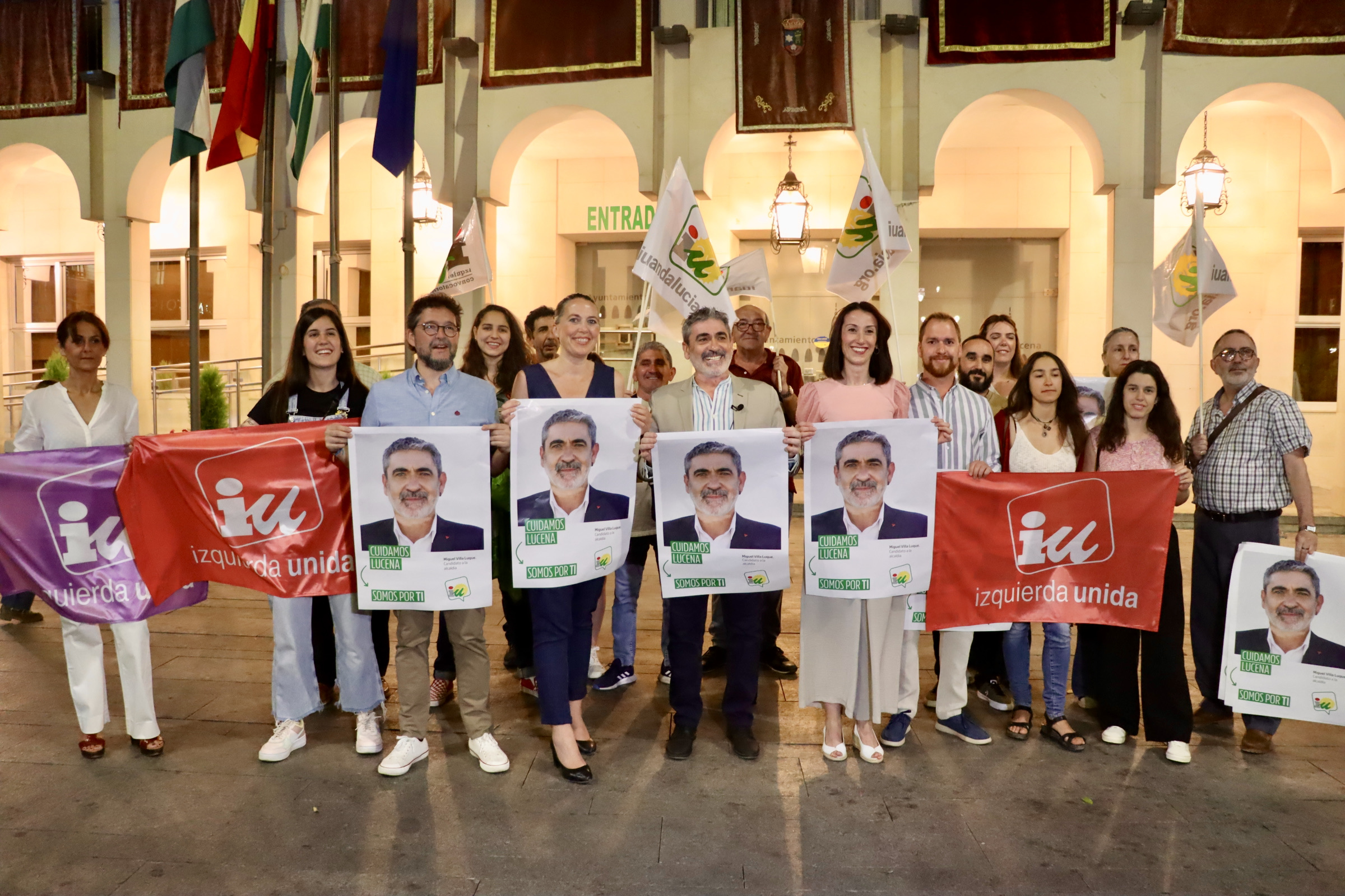 Inicio de la campaña electoral en Lucena