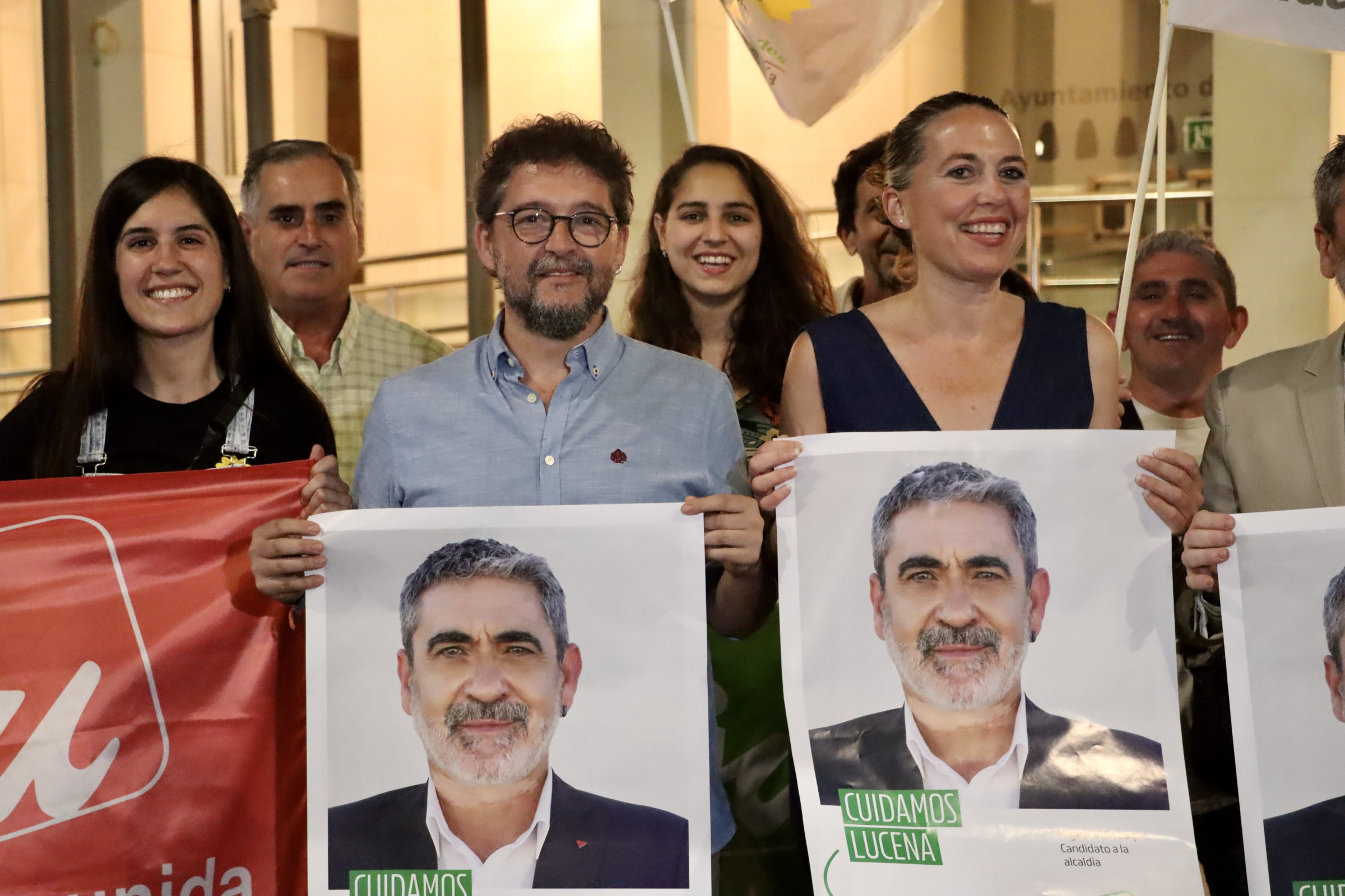Inicio de la campaña electoral en Lucena
