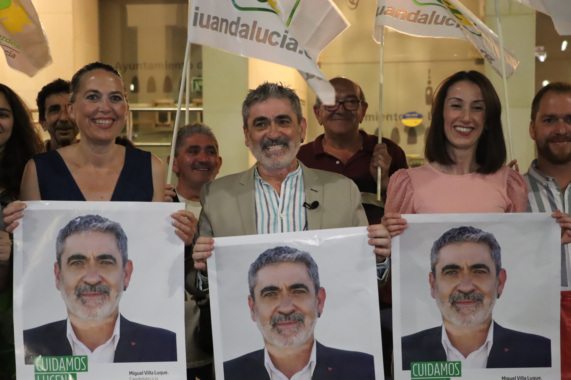 Inicio de la campaña electoral en Lucena