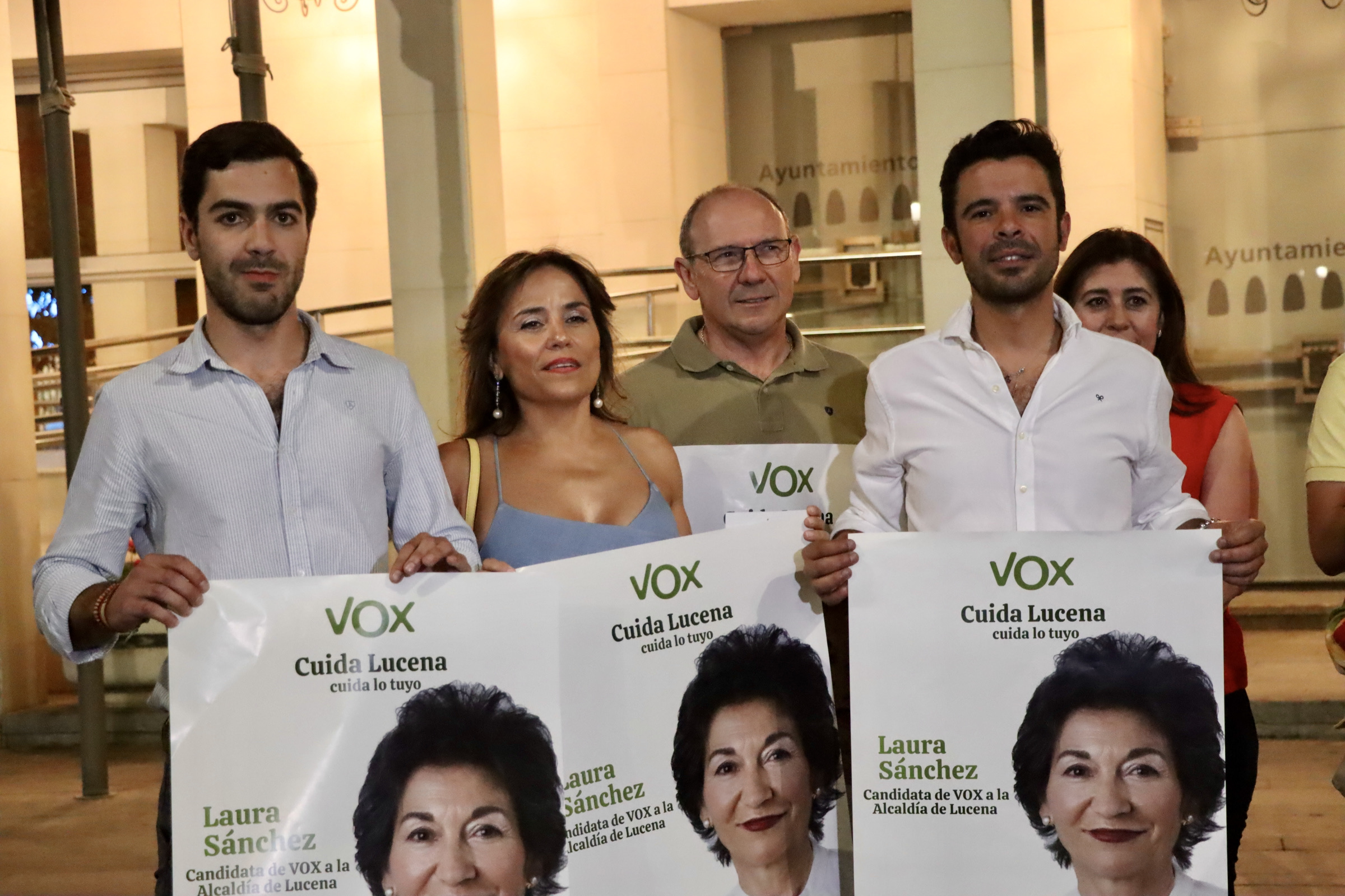 Inicio de la campaña electoral en Lucena