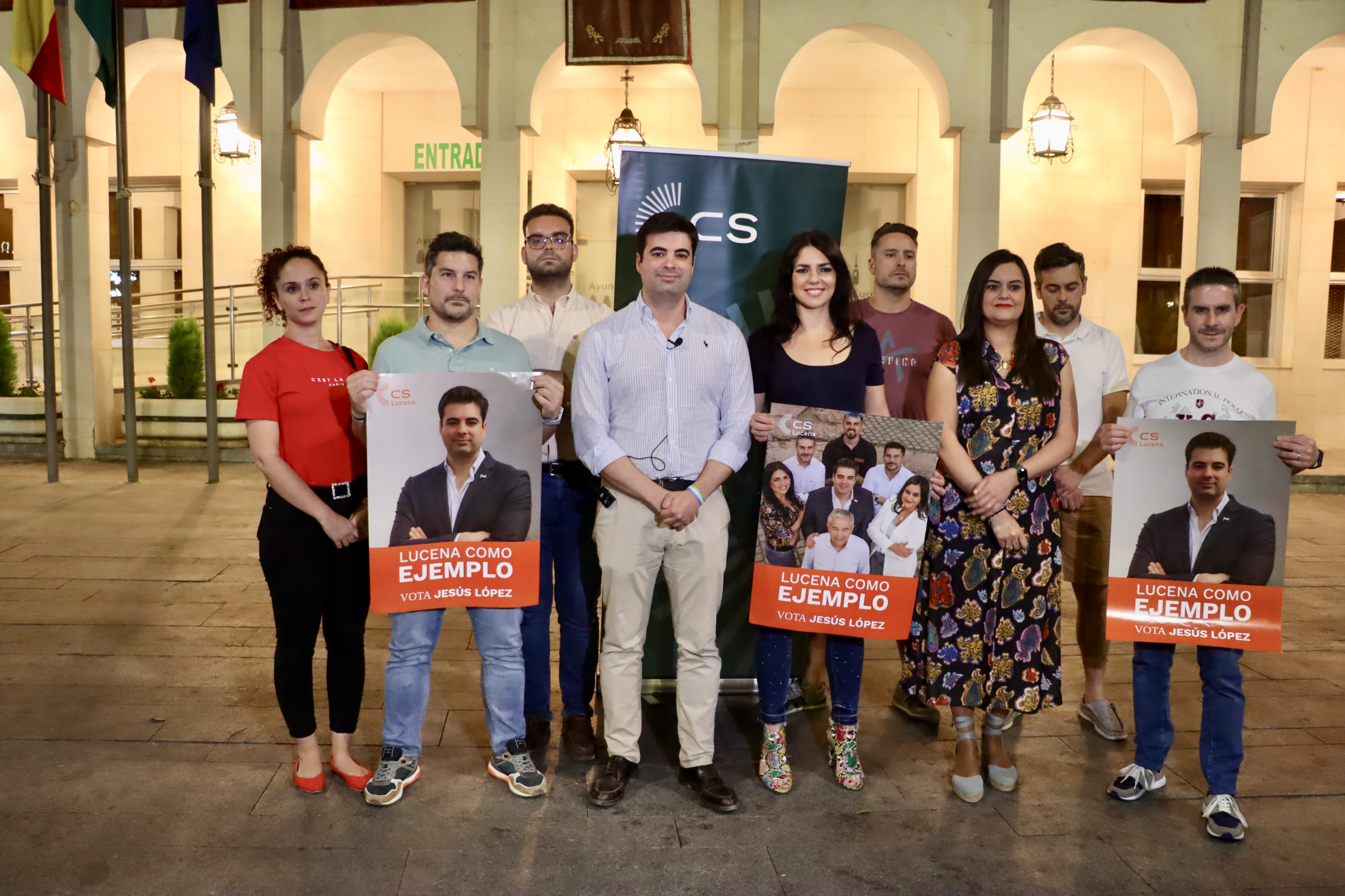 Inicio de la campaña electoral en Lucena