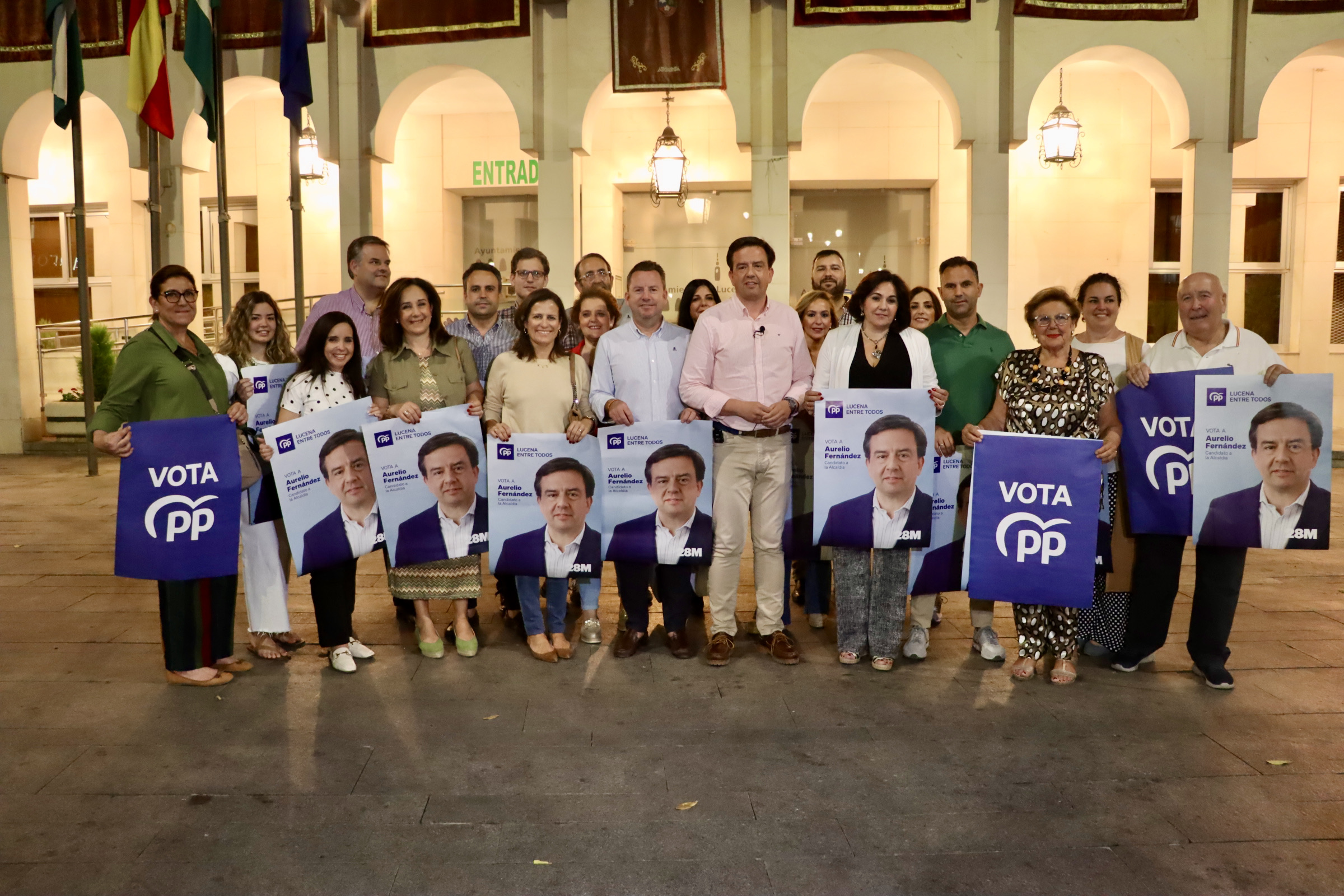 Inicio de la campaña electoral en Lucena