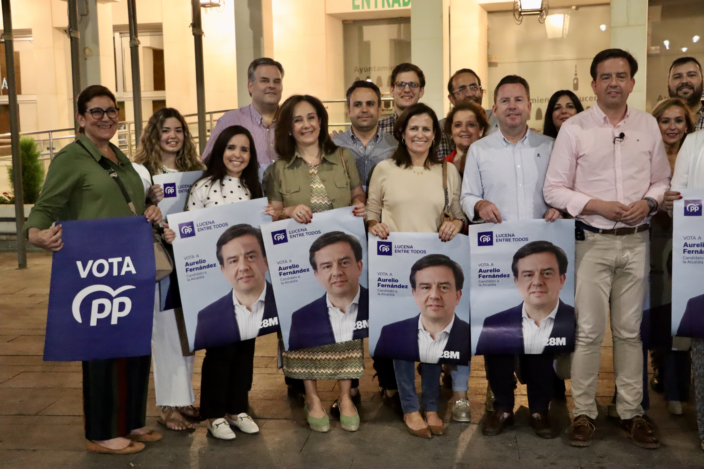 Inicio de la campaña electoral en Lucena