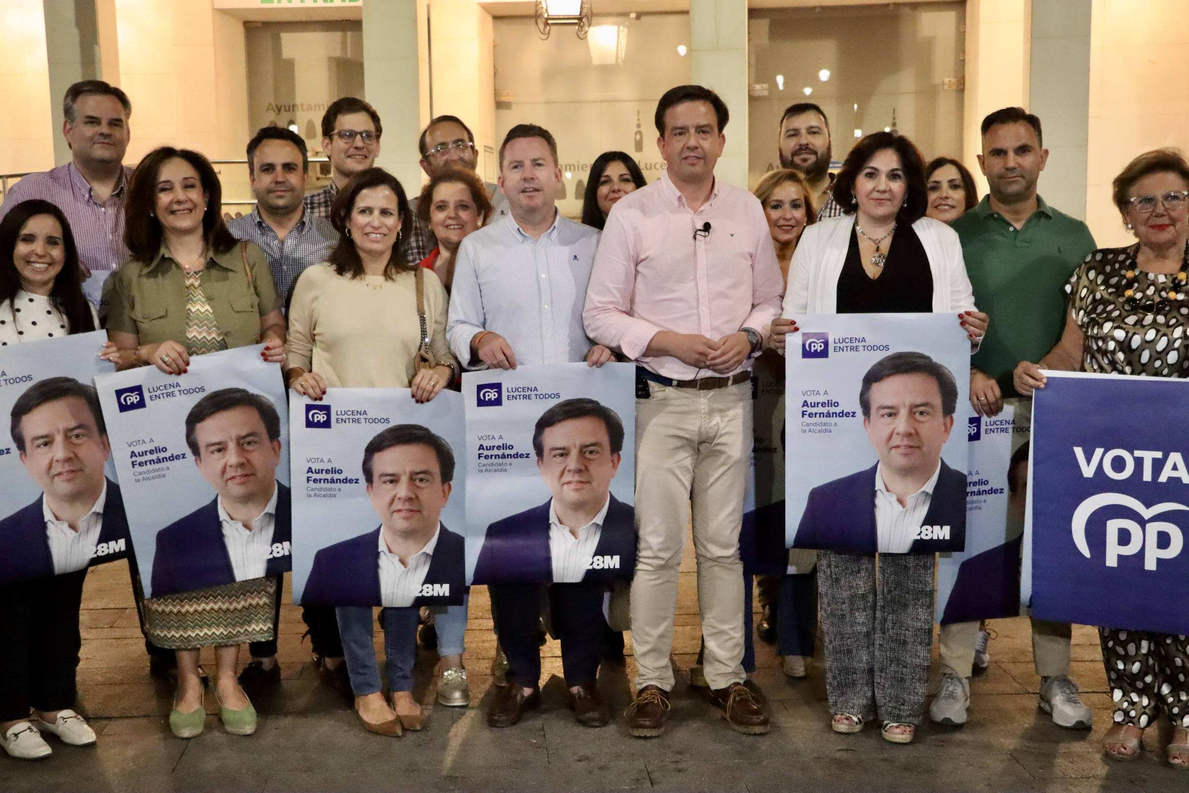 Inicio de la campaña electoral en Lucena