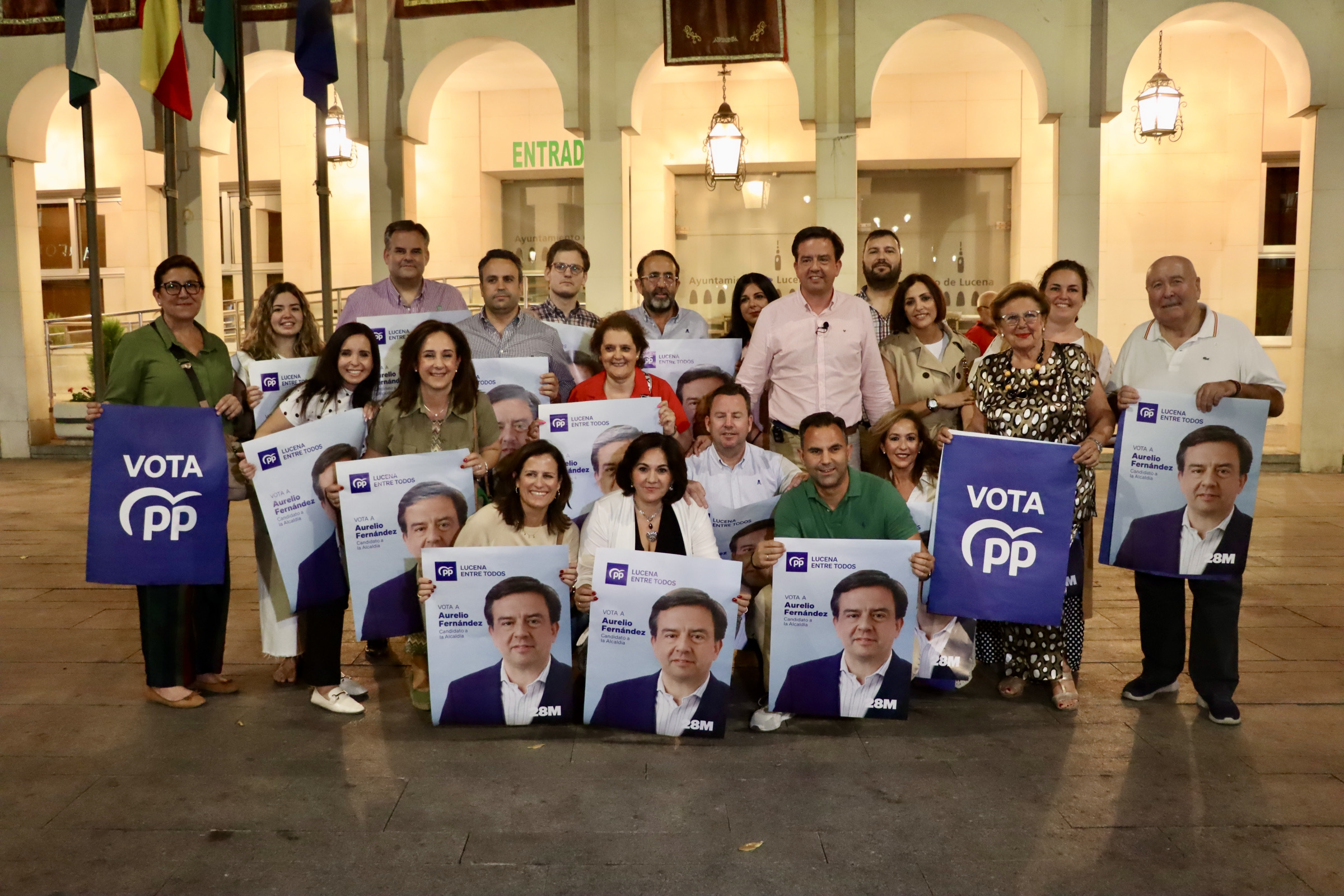 Inicio de la campaña electoral en Lucena