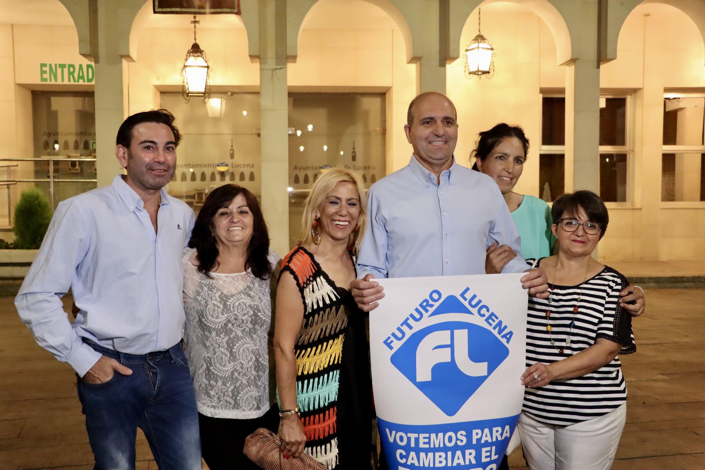 Inicio de la campaña electoral en Lucena