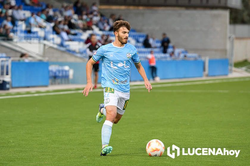 Rubén Navas en un partido de la pasada temporada con el CD Ciudad de Lucena. Archivo