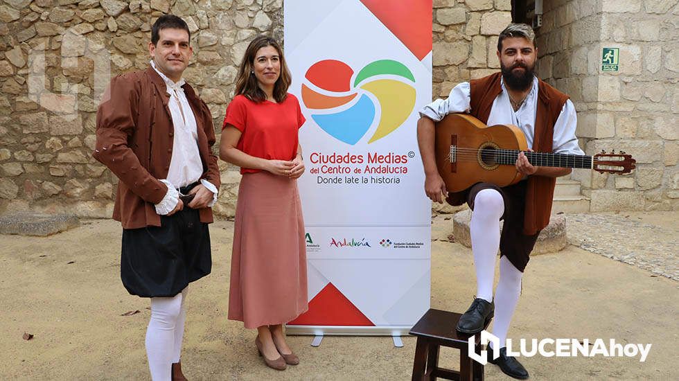  Presentación de la obra teatral, esta mañana en el Patio de Armas del Castillo 