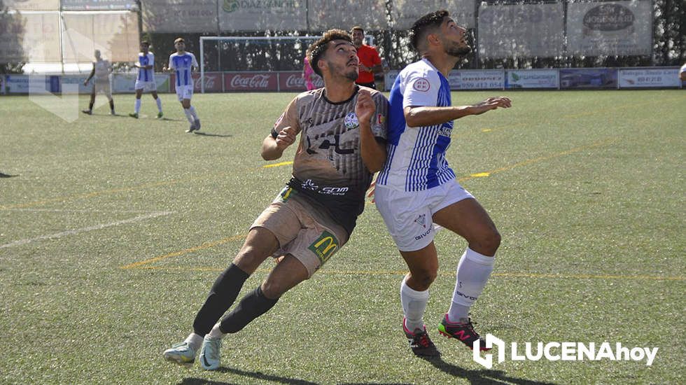  Un lance del partido disputado hoy por el Ciudad de Lucena en Bollullos 