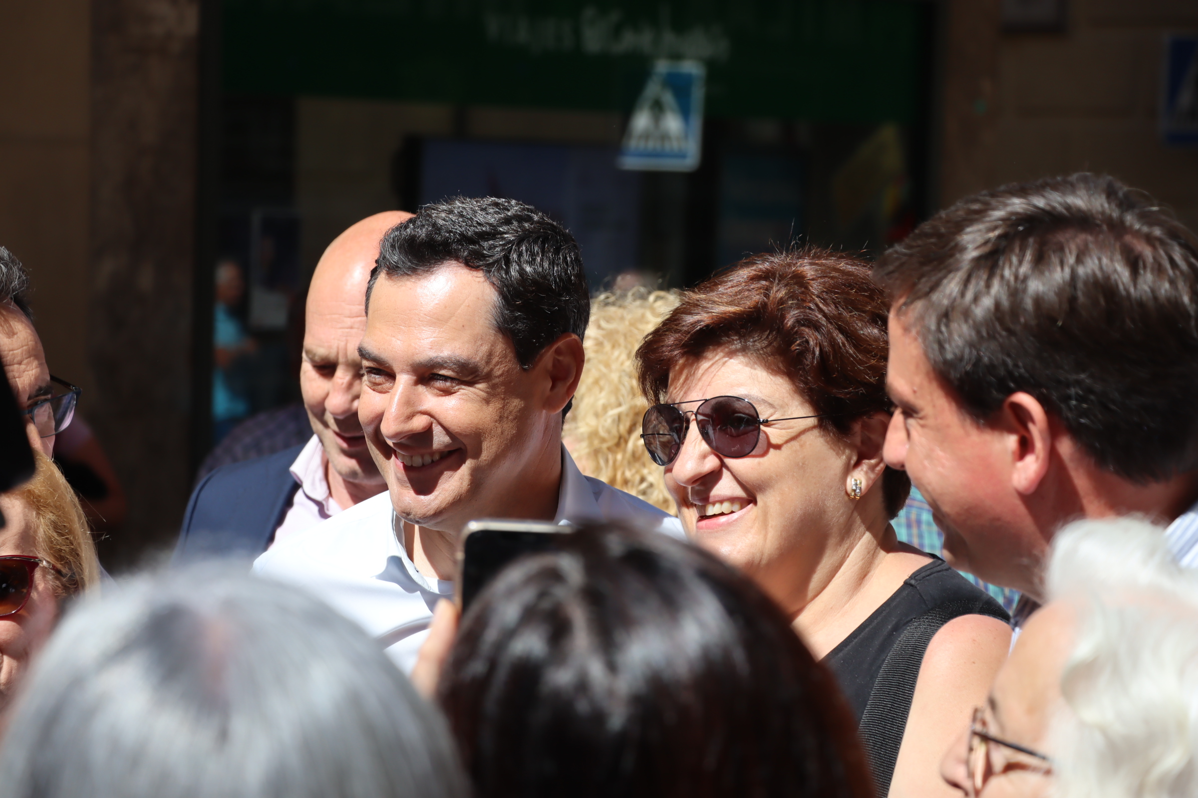 Elecciones Municipales: Paseo electoral de Juan Moreno y Aurelio Fernández Elecciones Municipales: Paseo electoral de Juan Moreno y Aurelio Fernández